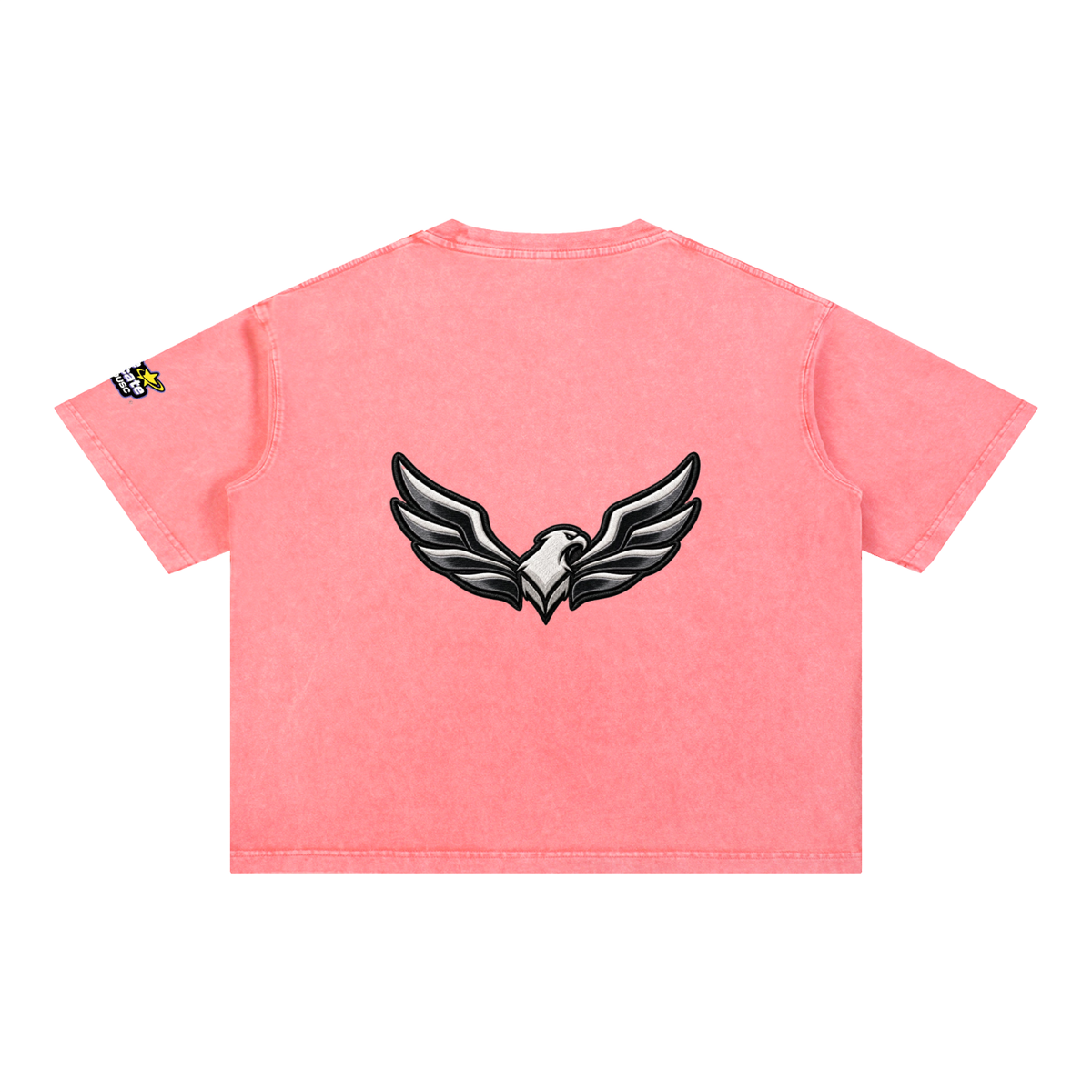 Mineral wash boxy cotton T-shirt