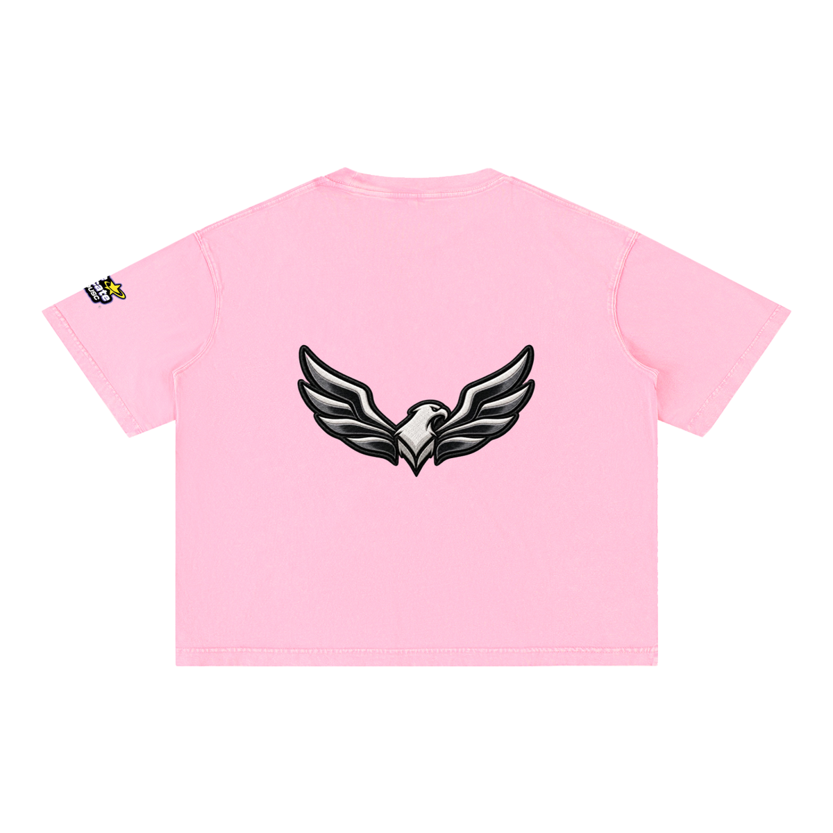 Mineral wash boxy cotton T-shirt