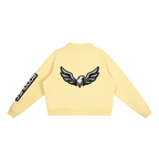 ROODUSC-Sudadera esencial de cuello alto de tejido polar
