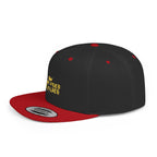 Crowned in Faith Snapback — Negro/Rojo
