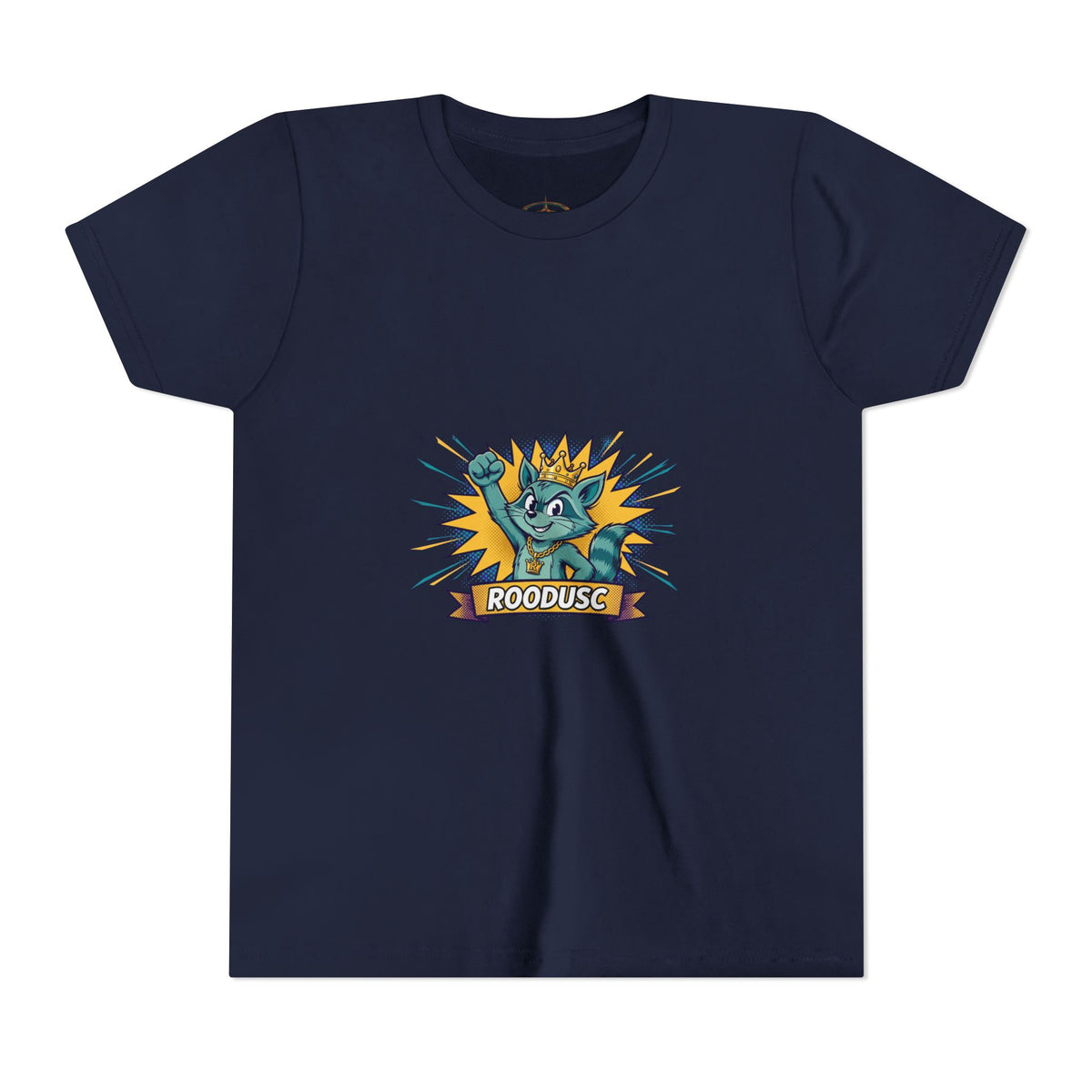 Comic Raccoon Tee — Kids