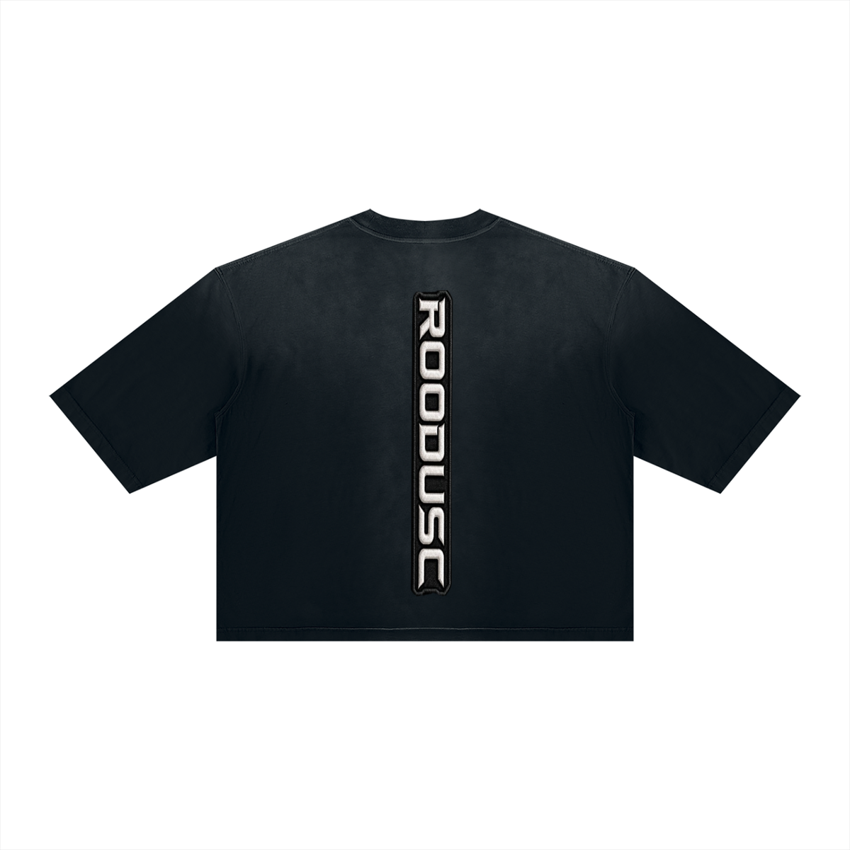 T-shirt unisexe ROODUSC coupe boxy, effet délavé vintage
