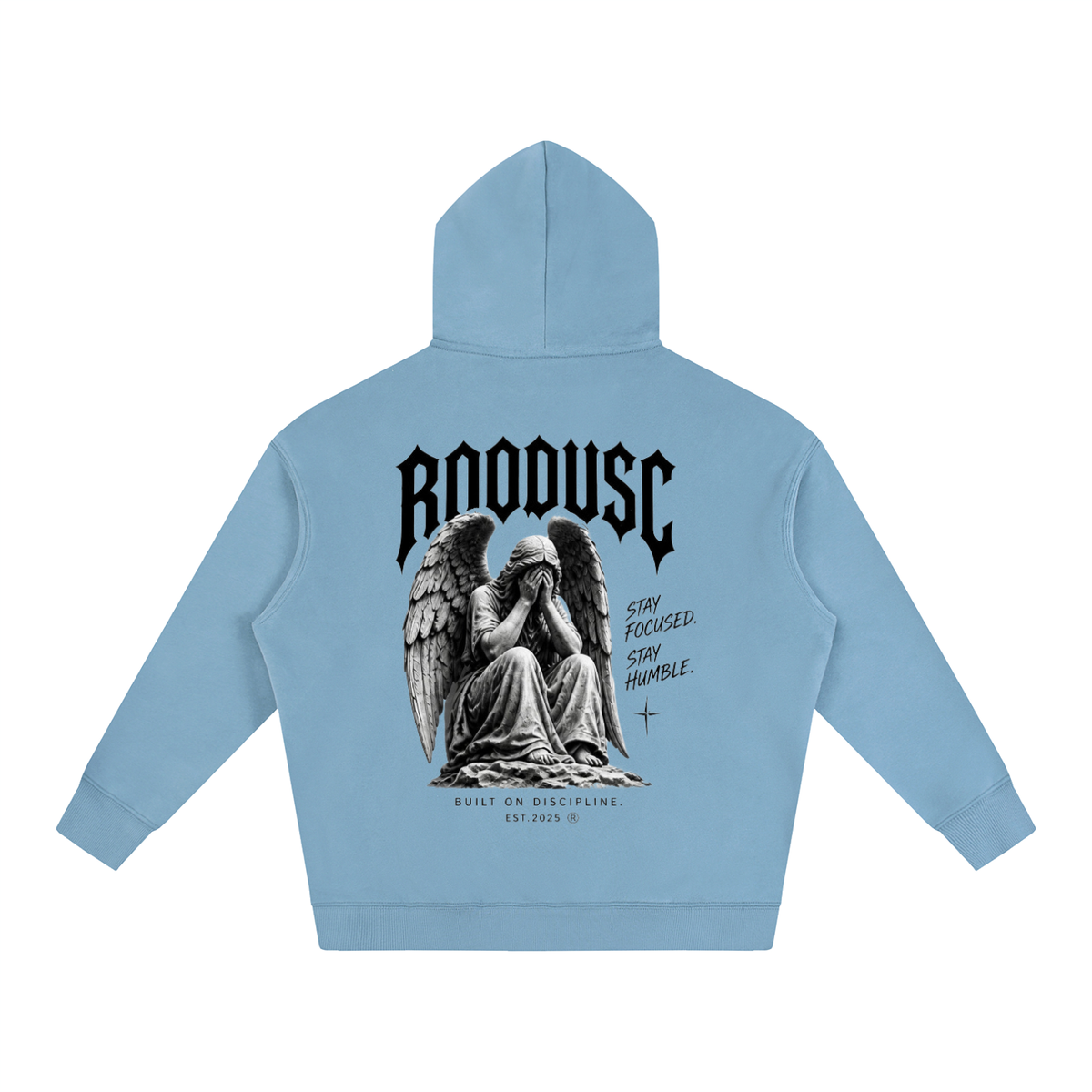 ROODUSC-Sudadera con capucha extragrande de felpa
