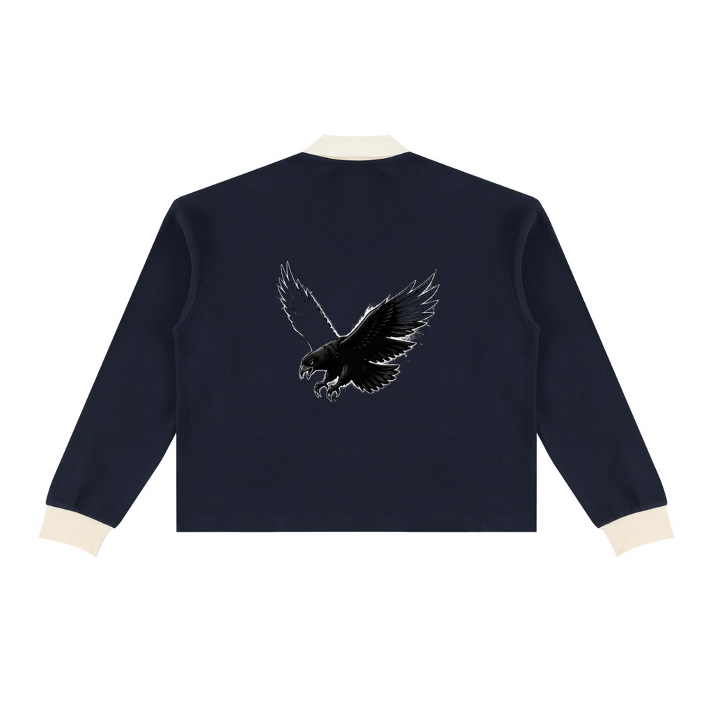 Sudadera unisex de manga larga con bloques de color
