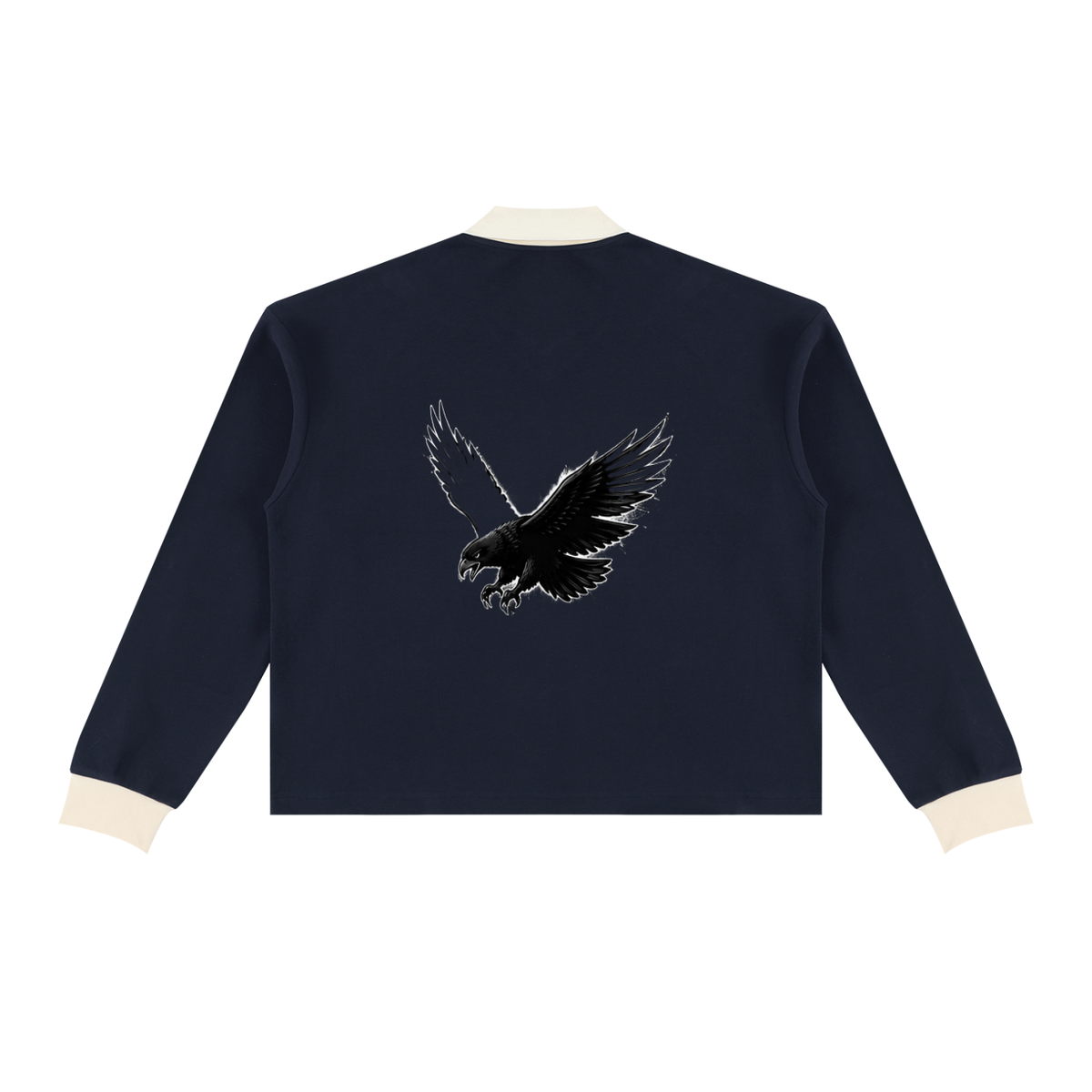 Sudadera unisex de manga larga con bloques de color