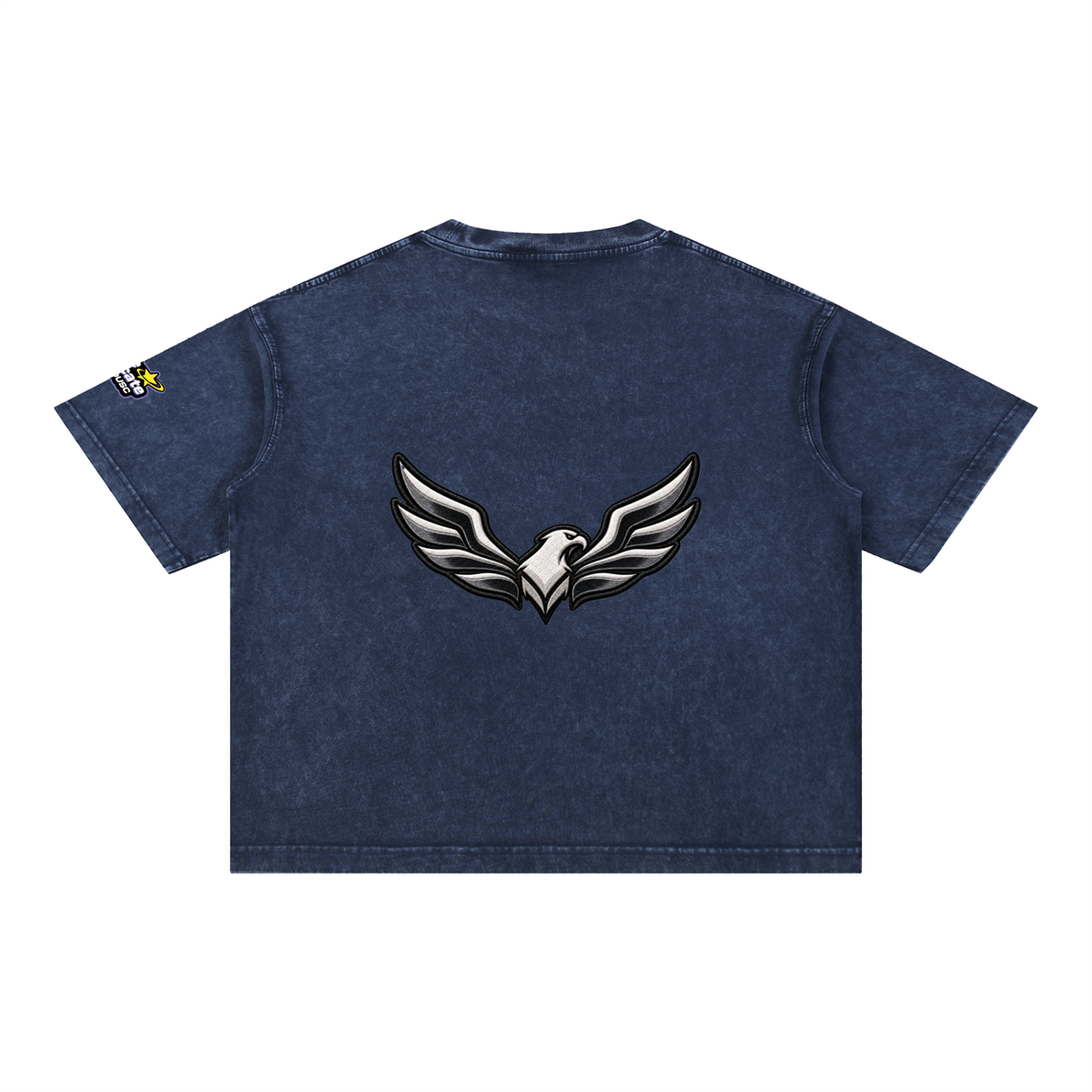 Mineral wash boxy cotton T-shirt