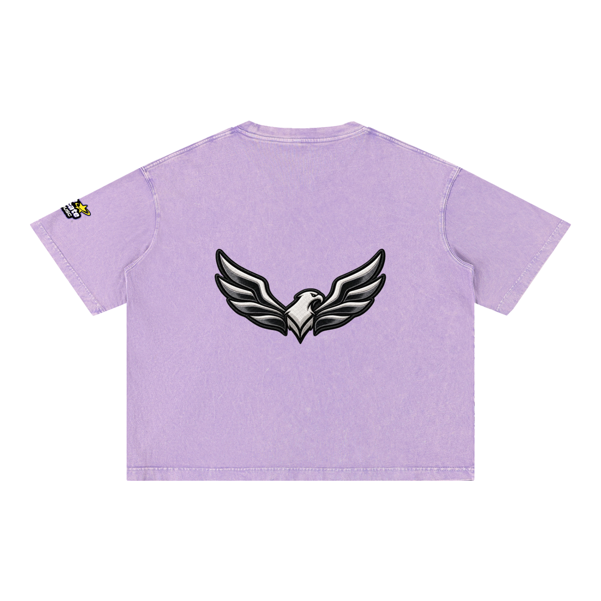 Mineral wash boxy cotton T-shirt