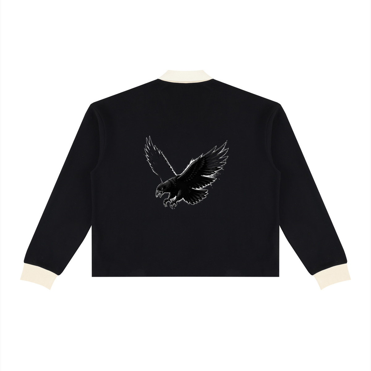 Sudadera unisex de manga larga con bloques de color
