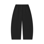 Unisex waffle barrel leg pants