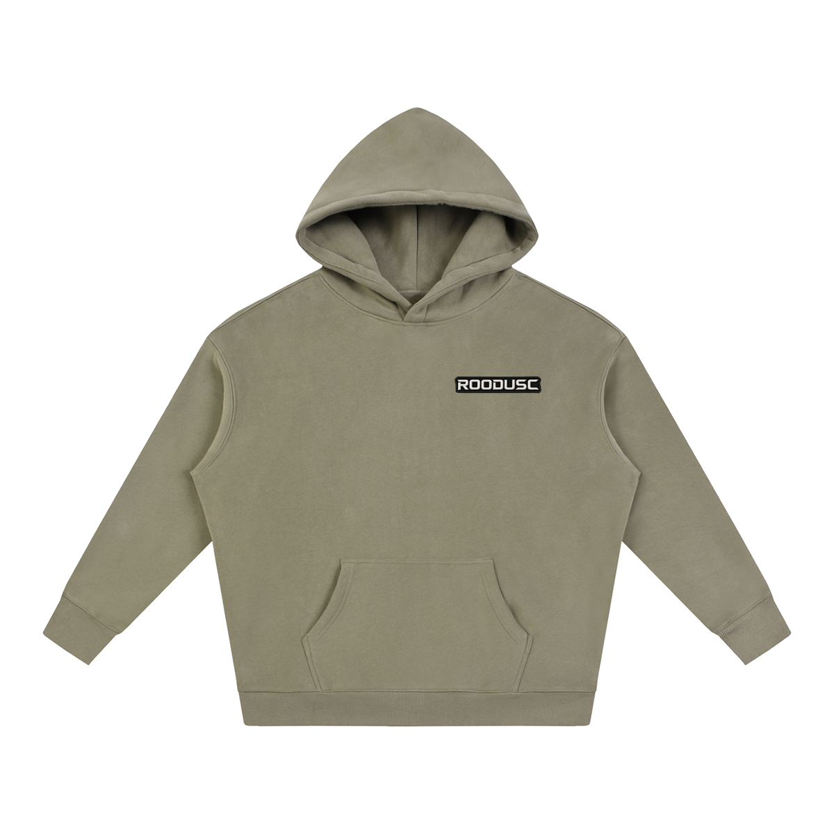 Oversize fleeced hoodie