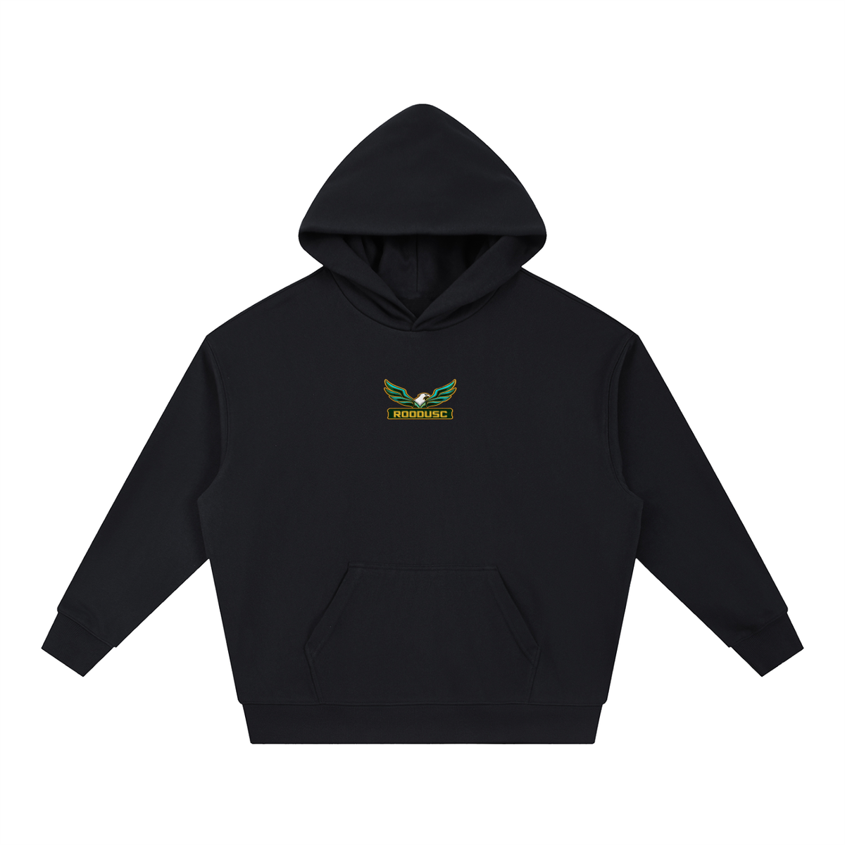 Sudadera con capucha ROODUSC, corte cuadrado, gramaje pesado y hombros caídos
