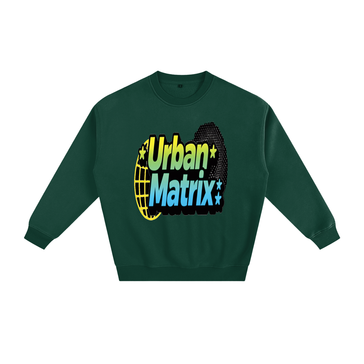 Fleeced sweatshirt