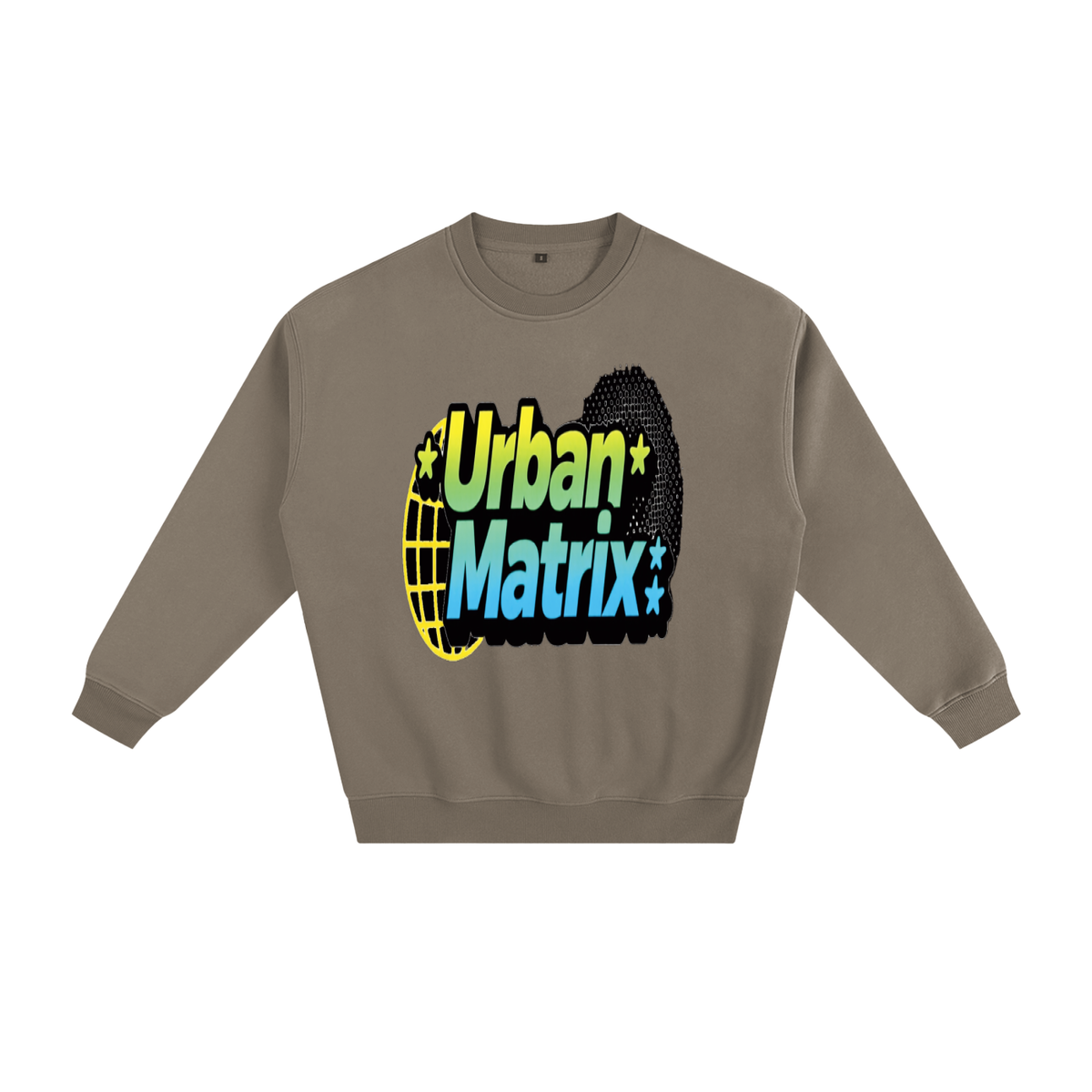 Fleeced sweatshirt