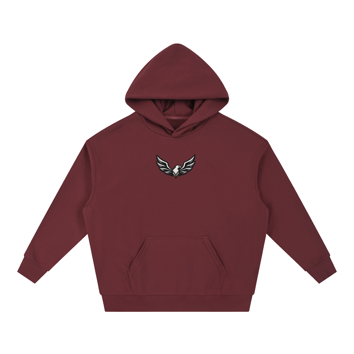 Sudadera con capucha ROODUSC, corte cuadrado, gramaje pesado y hombros caídos
