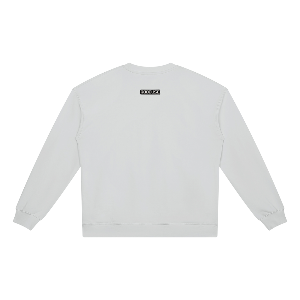 ROODUSC-Sudadera unisex de cuello redondo de gramaje alto
