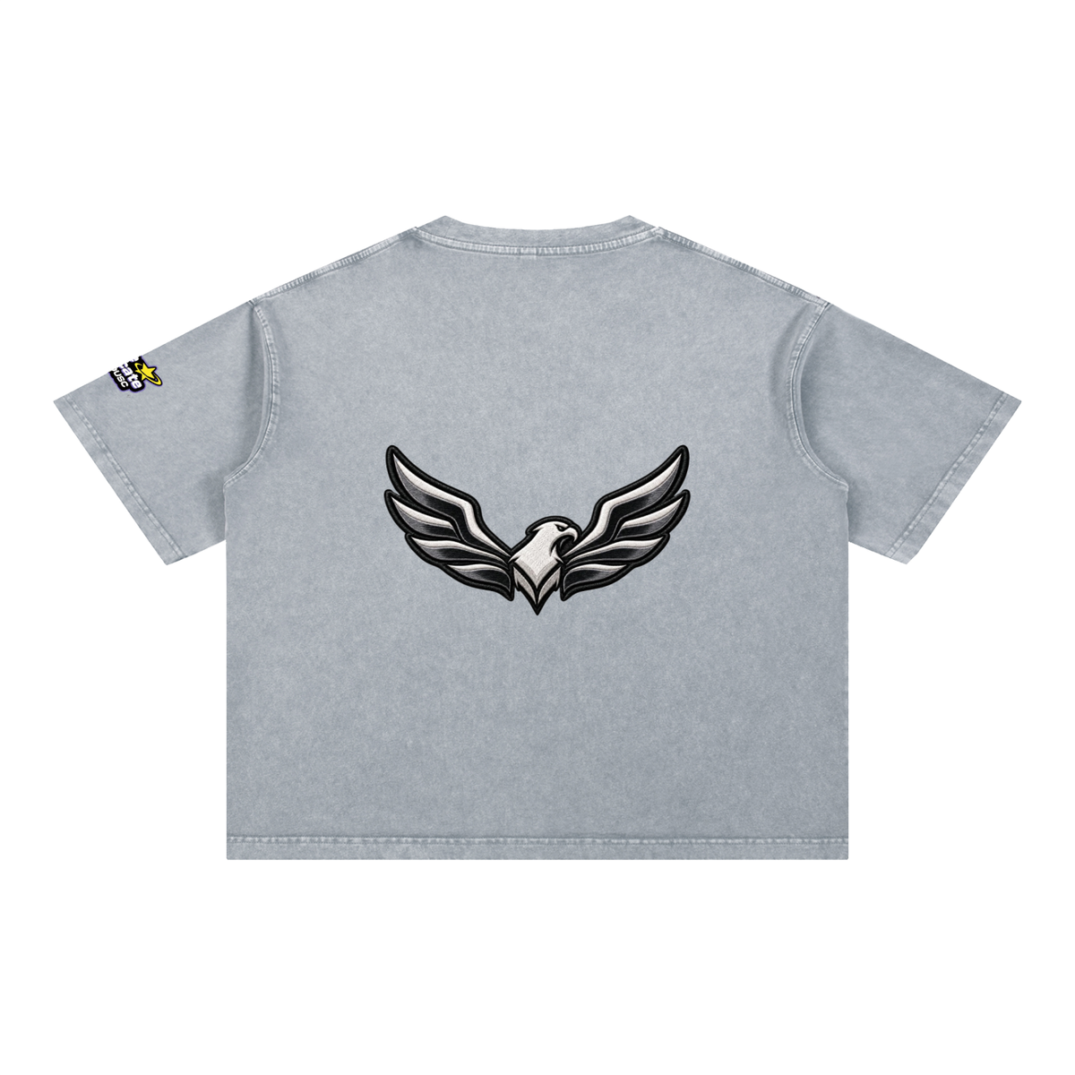 Mineral wash boxy cotton T-shirt