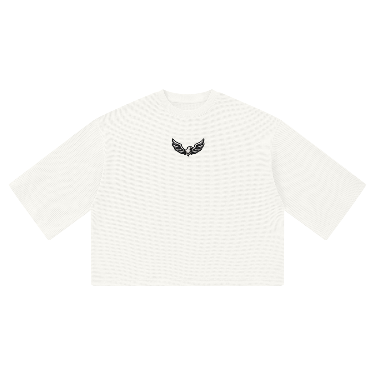 Unisex waffle boxy T-shirt