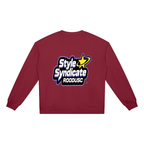 ROODUSC- Sudadera unisex de cuello redondo de gramaje elevado