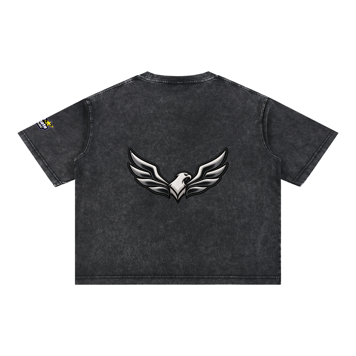 Mineral wash boxy cotton T-shirt