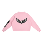 ROODUSC-Sudadera esencial de cuello alto de tejido polar