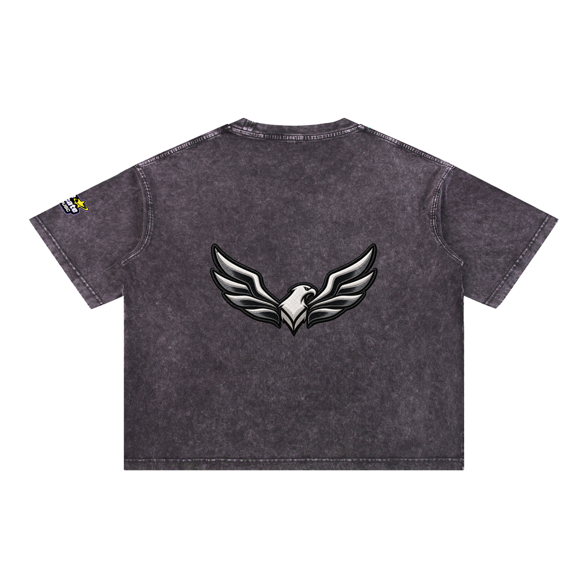 Mineral wash boxy cotton T-shirt