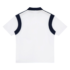 Unisex color block quarter zip polo shirt