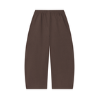 Unisex waffle barrel leg pants