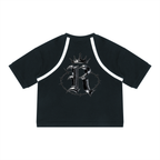 ROODUSC**Camiseta Unisex de Corte Cuadrado con Bloques de Color y Textura Waffle