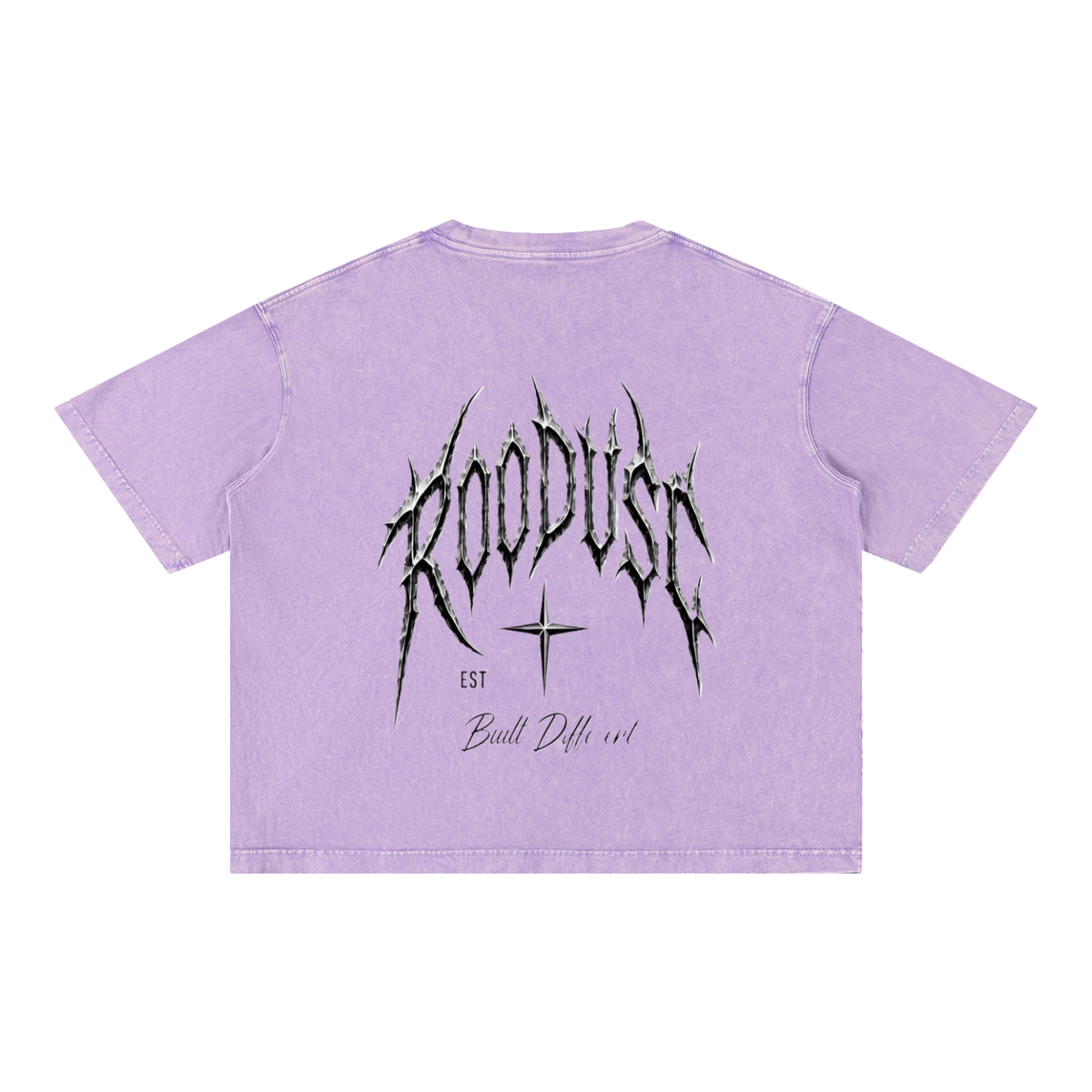 Camiseta de Algodón con Lavado Mineral de Corte Holgado