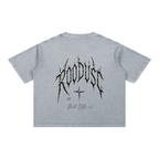 Camiseta de Algodón con Lavado Mineral de Corte Holgado