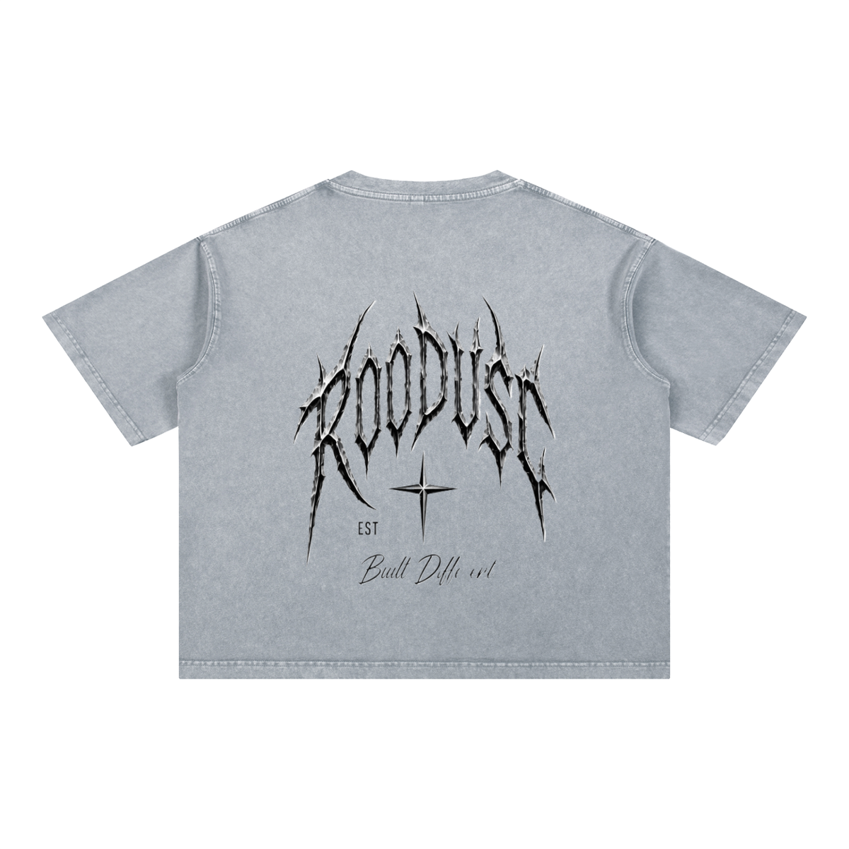Camiseta de Algodón con Lavado Mineral de Corte Holgado