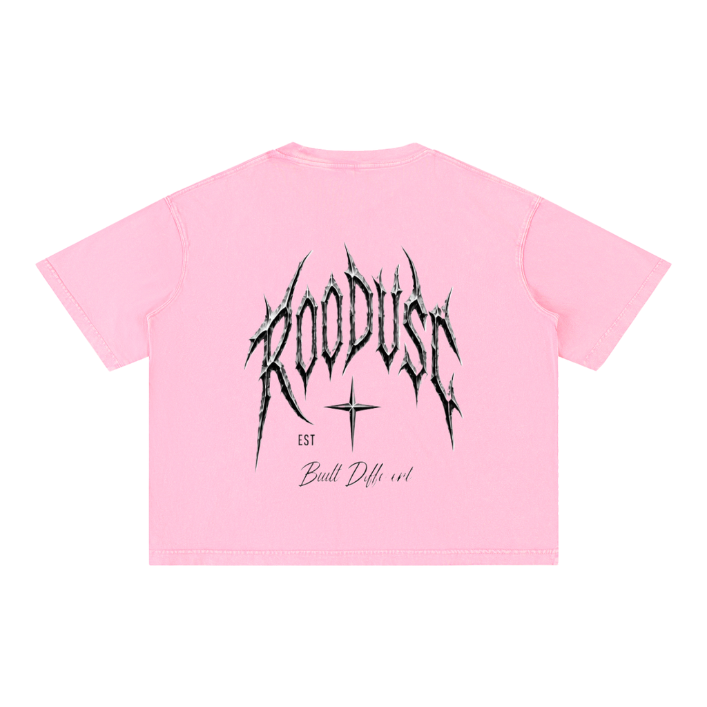 Camiseta de Algodón con Lavado Mineral de Corte Holgado