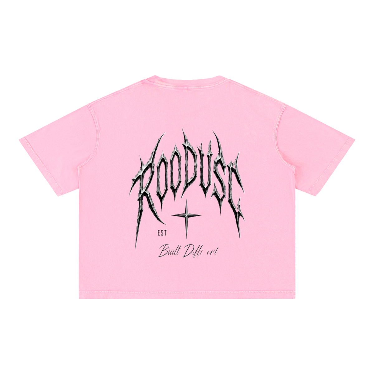 Camiseta de Algodón con Lavado Mineral de Corte Holgado