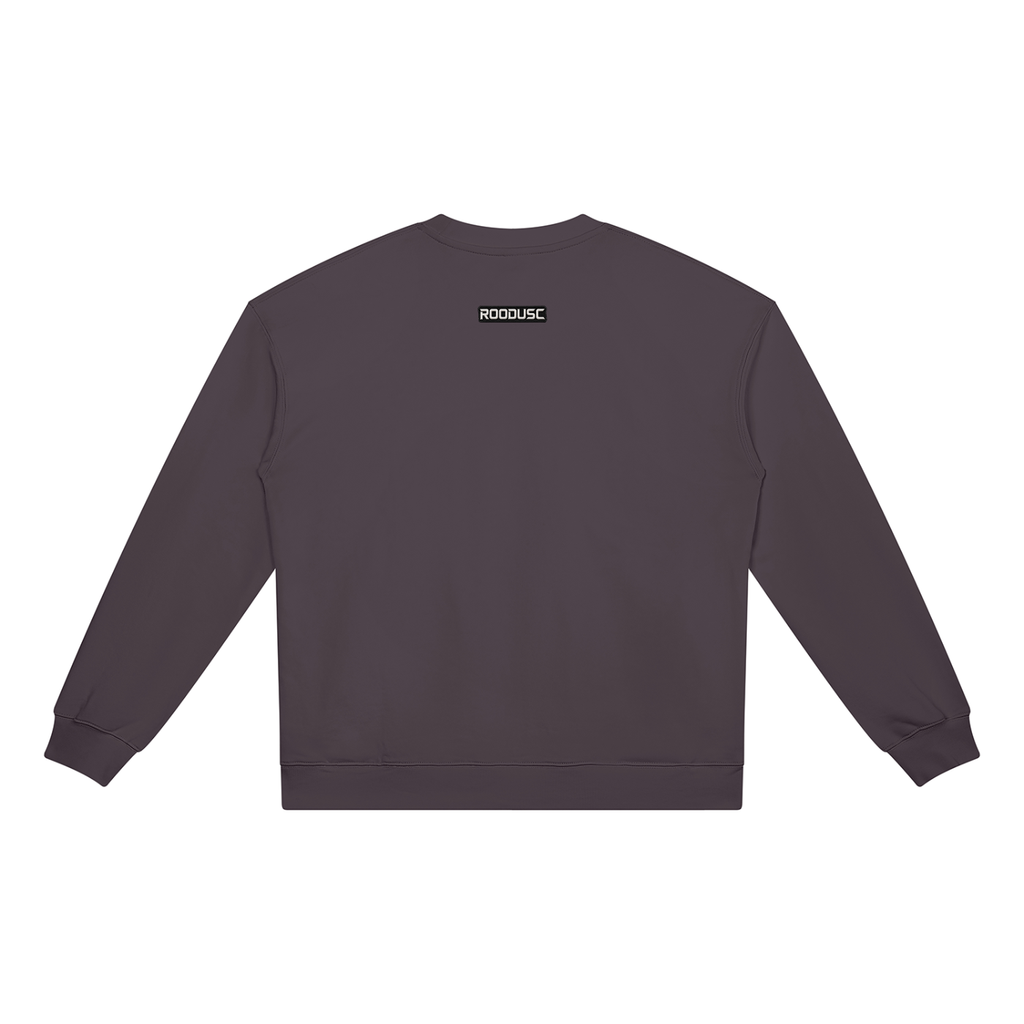 ROODUSC-Sudadera unisex de cuello redondo de gramaje alto