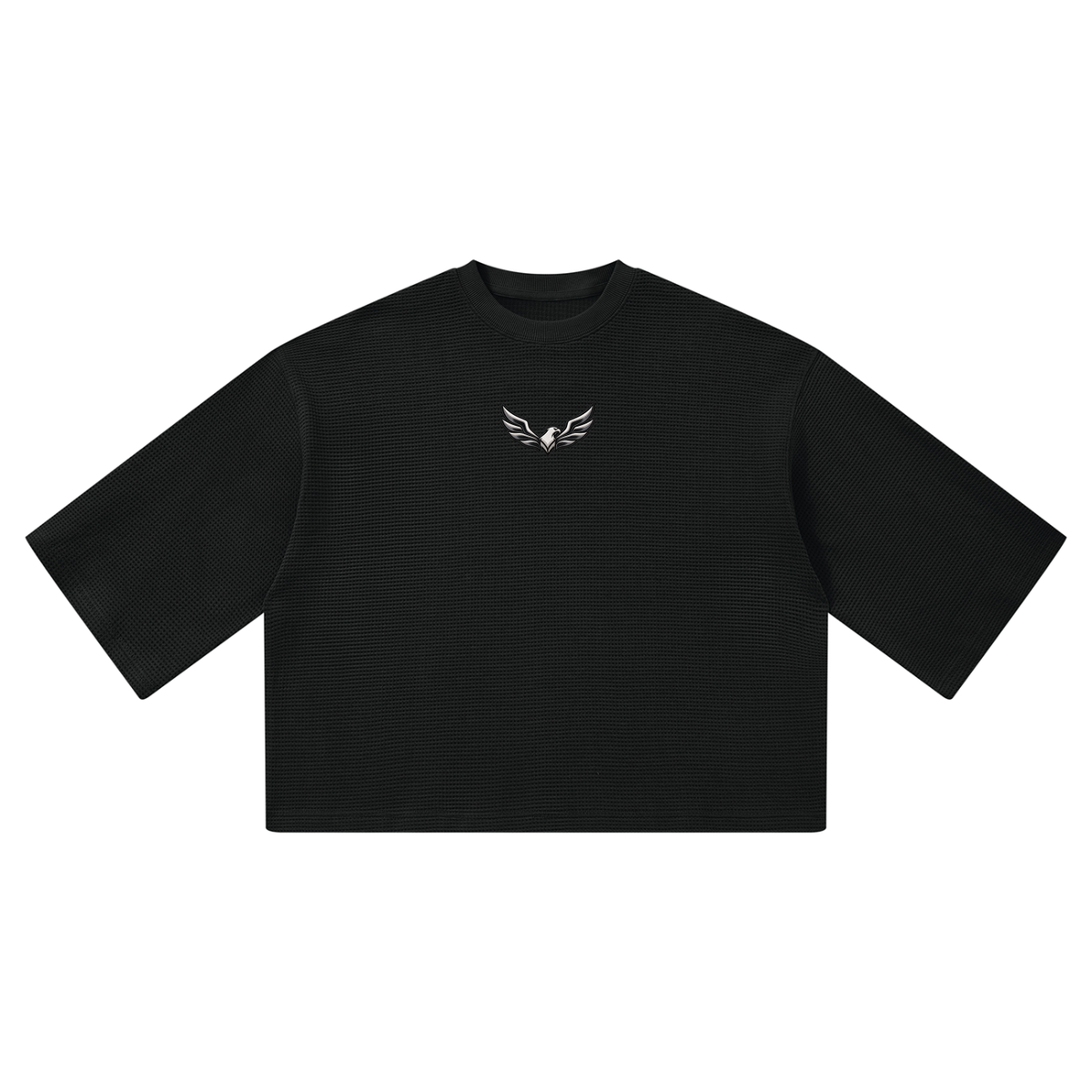 Unisex waffle boxy T-shirt