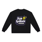 ROODUSC- Sudadera unisex de cuello redondo de gramaje elevado