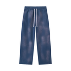 ROODUSC - Pantalon de jogging unisexe ample en molleton effet délavé