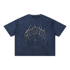 Camiseta de Algodón con Lavado Mineral de Corte Holgado