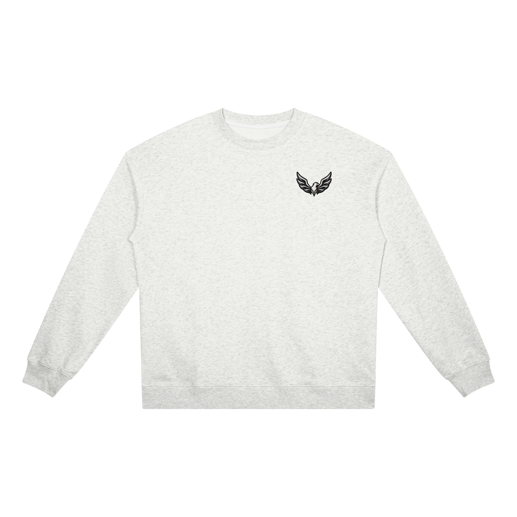 ROODUSC-Sudadera unisex de cuello redondo de gramaje alto