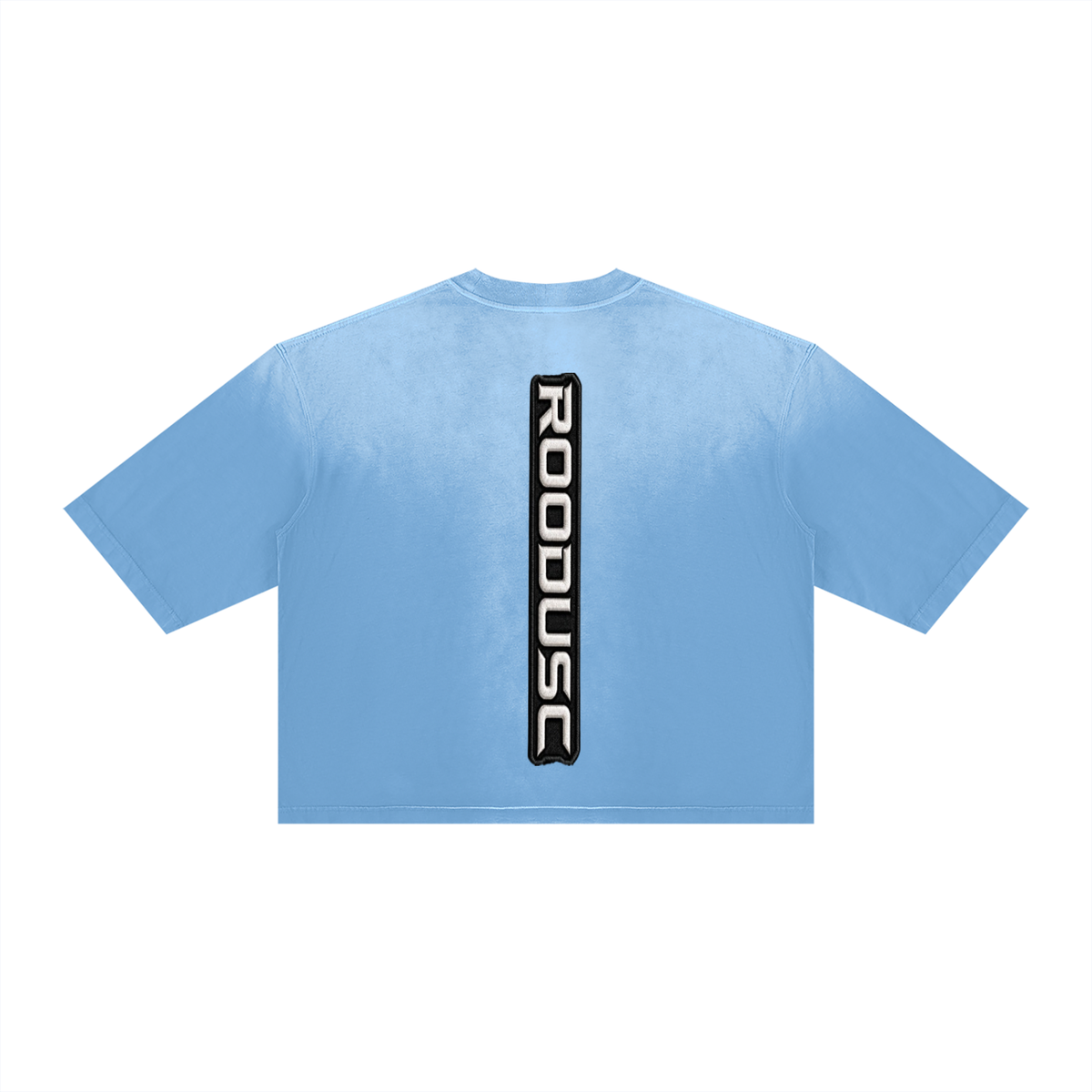 T-shirt unisexe ROODUSC coupe boxy, effet délavé vintage