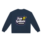 ROODUSC- Sudadera unisex de cuello redondo de gramaje elevado