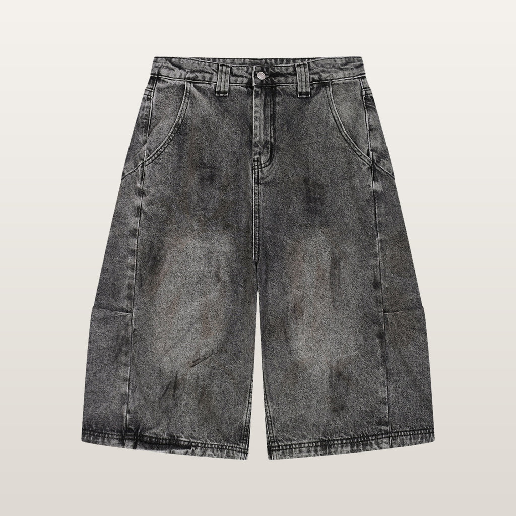 Vaqueros de mezclilla con lavado vintage para hombre ROODUSC