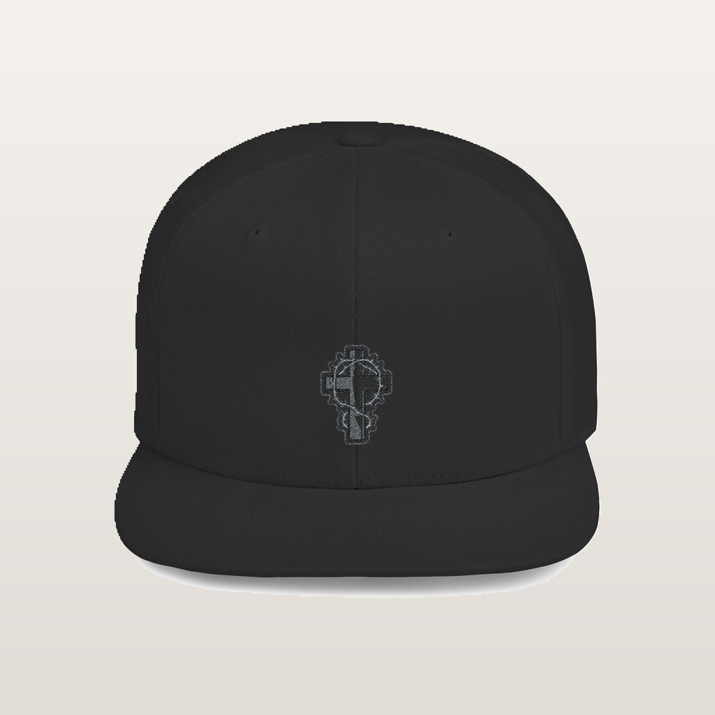 Thorn Cross Snapback — Negro