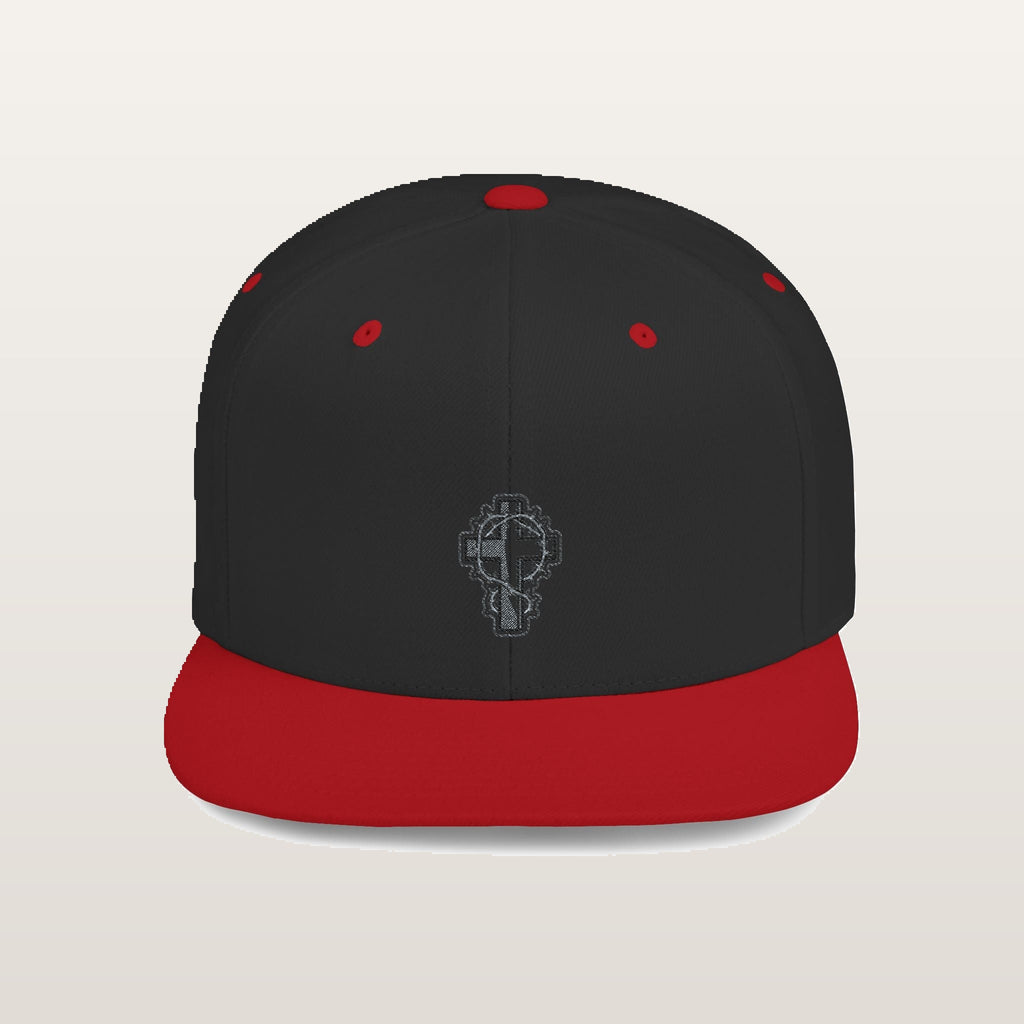 Thorn Cross Snapback — Negro/Rojo