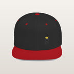 Side-R Monogram Snapback — Negro/Rojo