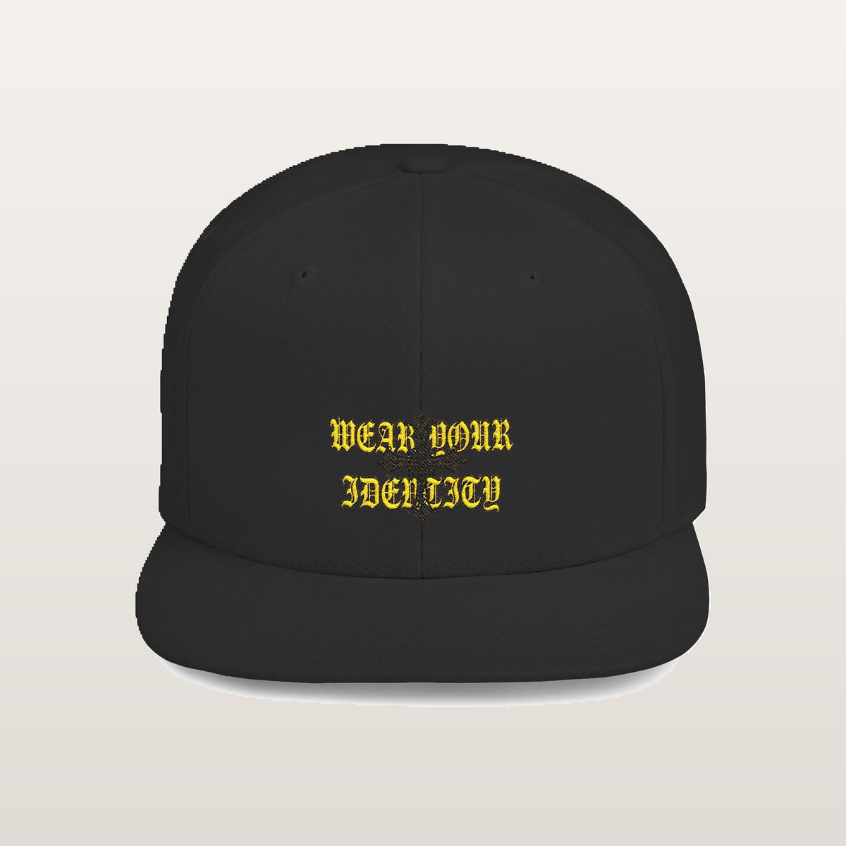Wear Your Identity Snapback — Noir