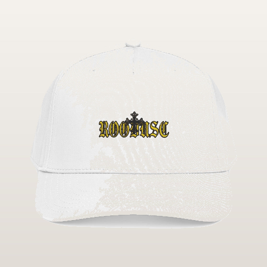 Faith Cross Cap — Blanco
