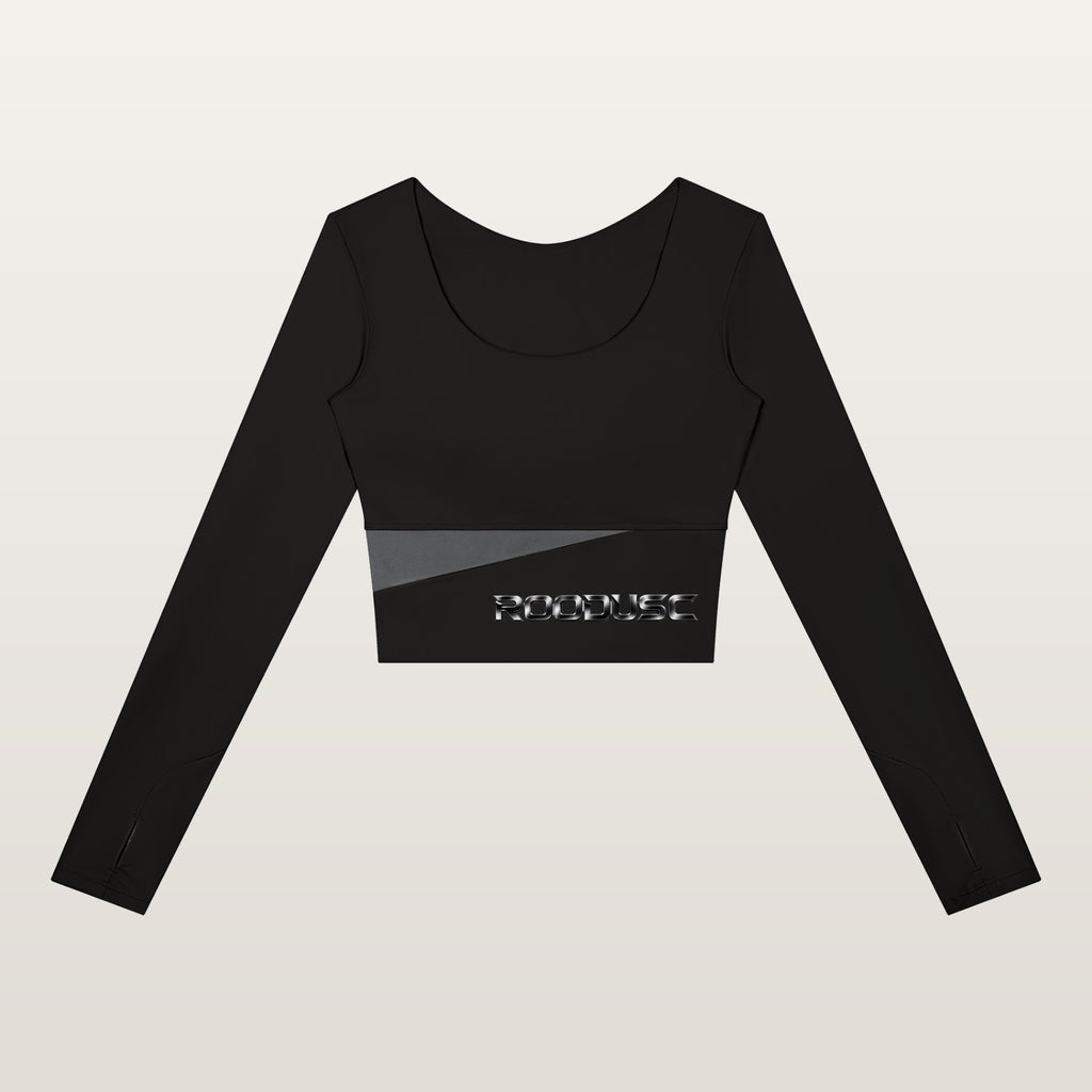 Panelled Long-Sleeve Yoga Top