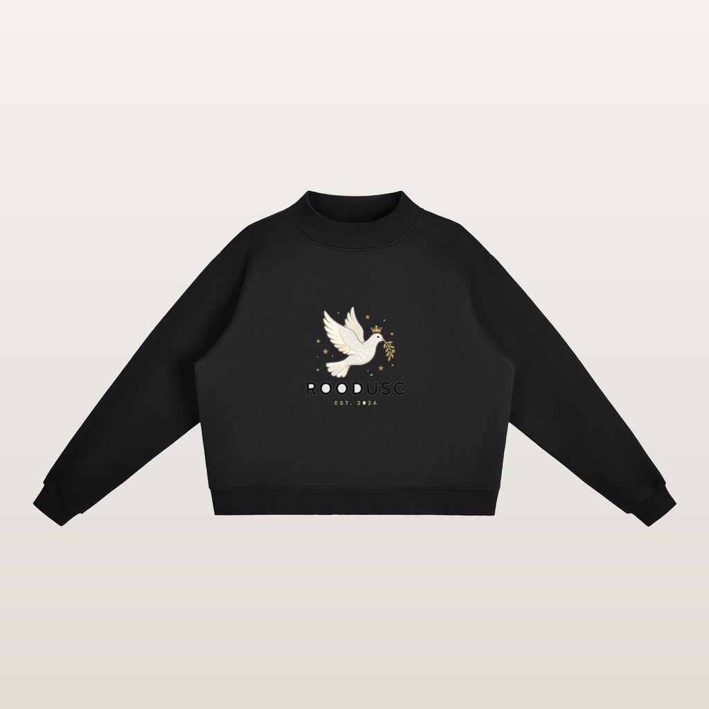 Crowned Dove Mock-Neck