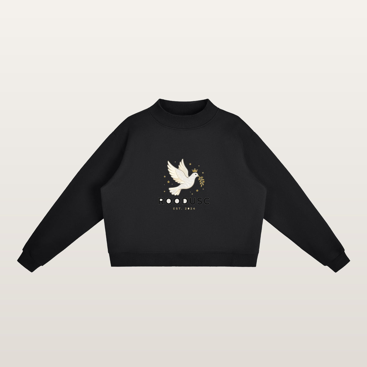 Crowned Dove Mock-Neck